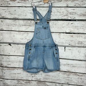 LEI Shortalls Overall Shorts Denim Size Medium Jr.